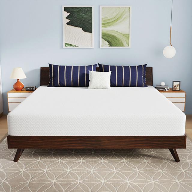 Furniture of America Nasturtium DM810-EK 10" King Bamboo Charcoal Infused Memory Foam IMAGE 2