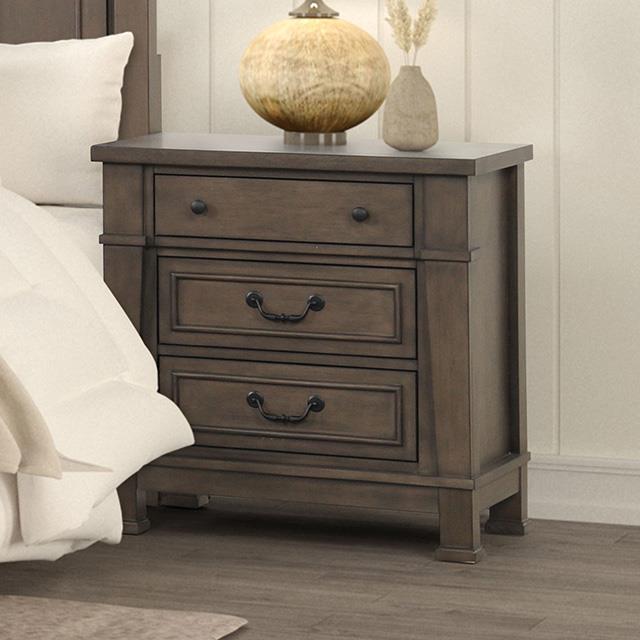 Furniture of America Huddersfield FM7702DB-N Nightstand IMAGE 1