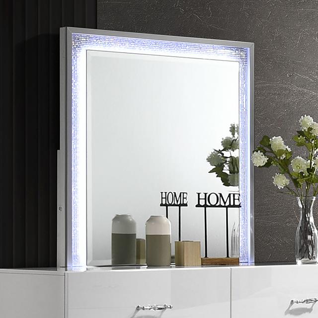 Furniture of America Stoholm FM72000WH-M Mirror IMAGE 1