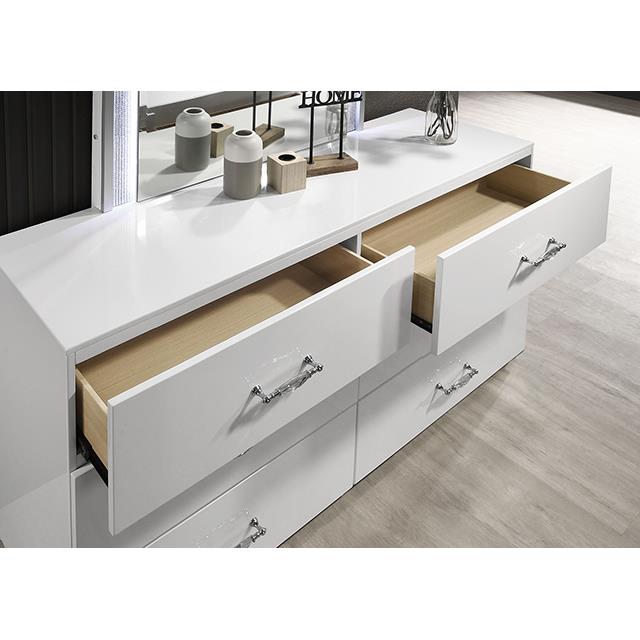 Furniture of America Stoholm FM72000WH-M Mirror IMAGE 4