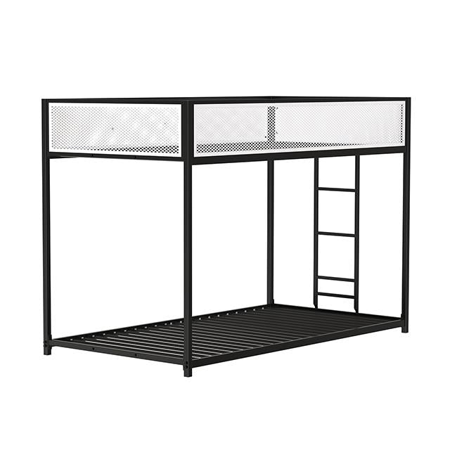 Furniture of America Southall FM-BK1201BK-TT Twin/Twin Metal Bunk Bed IMAGE 2