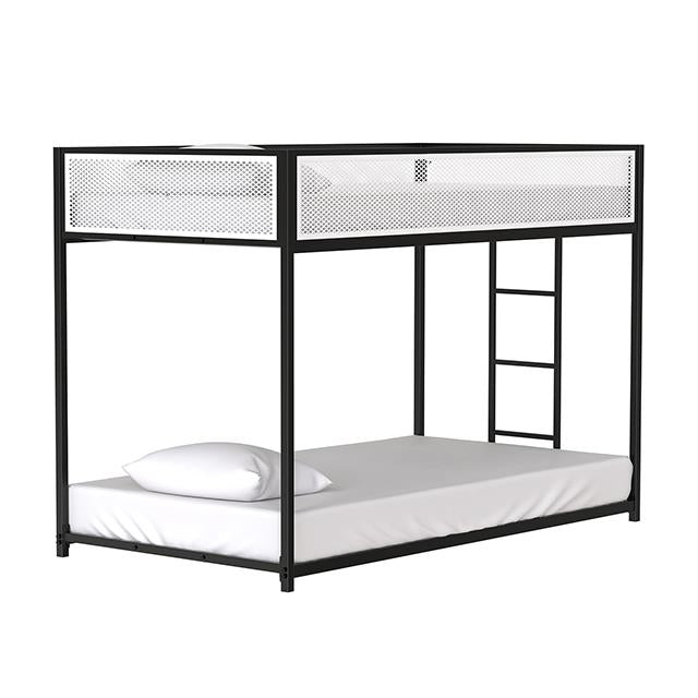 Furniture of America Southall FM-BK1201BK-TT Twin/Twin Metal Bunk Bed IMAGE 3