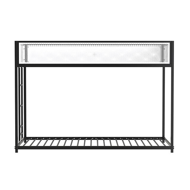 Furniture of America Southall FM-BK1201BK-TT Twin/Twin Metal Bunk Bed IMAGE 4