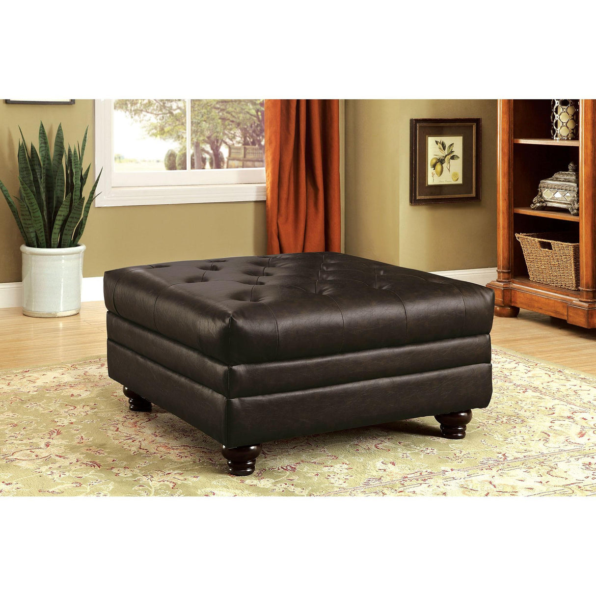 Furniture of America Stanford CM6270BR-CH Armless Chair IMAGE 4