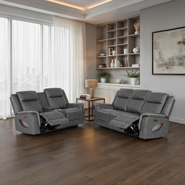 Furniture of America Arturus NX6061DG-SF-PM Power Sofa IMAGE 2