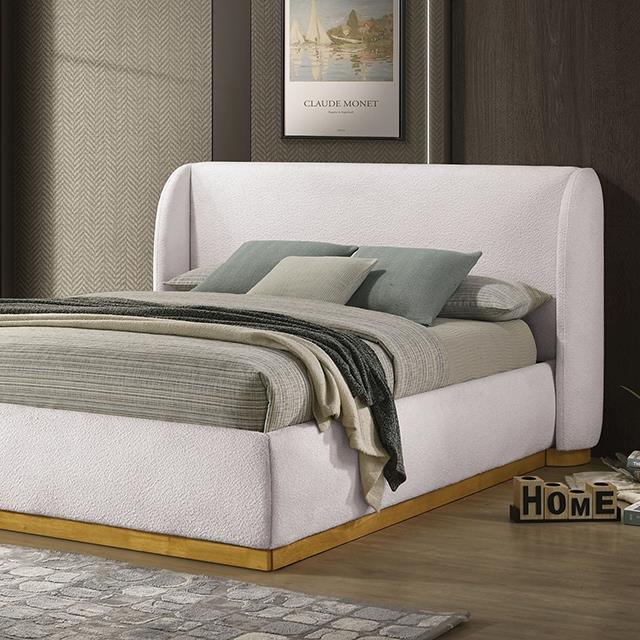 Furniture of America Whitman FM72004WH-Q-BED Queen Bed IMAGE 1