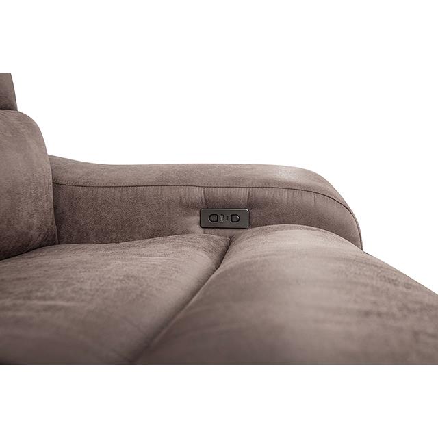 Furniture of America Demetrius CM9930BR-SECT-PM Power Sectional IMAGE 6