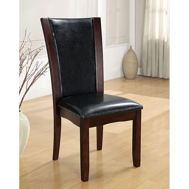 Furniture of America Manhattan CM3710T-WH-7PC 7 Pc Dining Table Set IMAGE 3