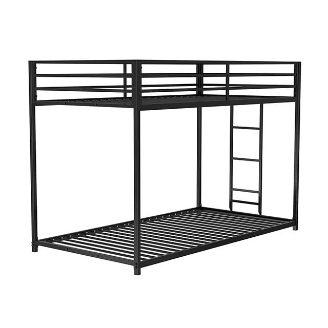 Furniture of America Rothwell FM-BK1200BK-TT Twin/Twin Metal Bunk Bed IMAGE 2