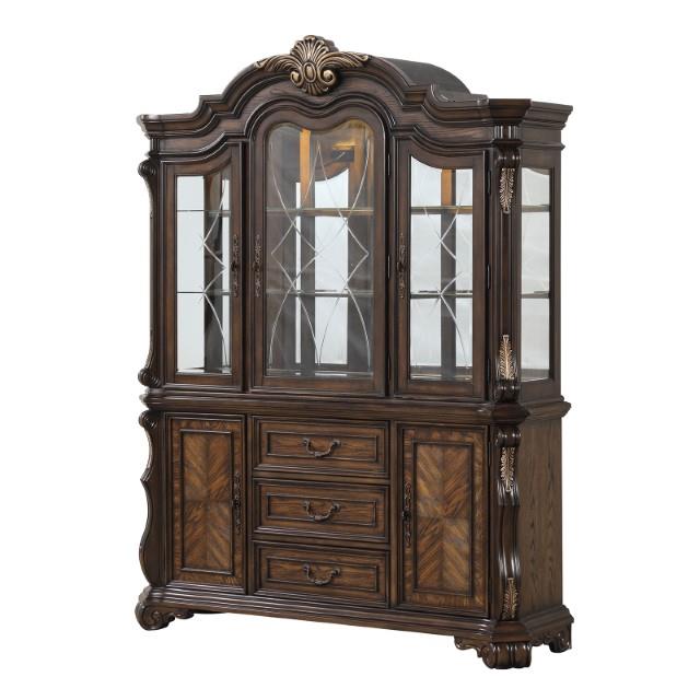 Furniture of America Leovanni FM31003DB-HB-SET Hutch And Buffet IMAGE 3