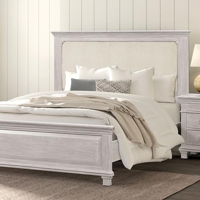 Furniture of America Swanley FM7707GY-EK-BED King Bed IMAGE 1