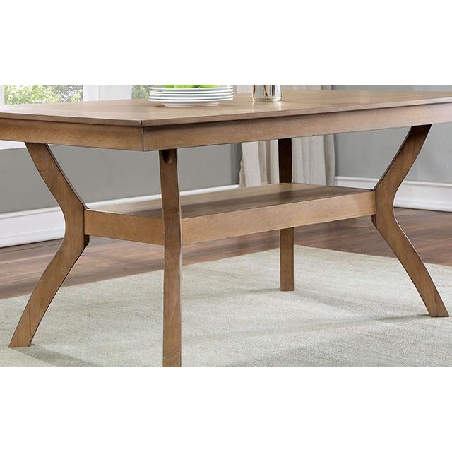 Furniture of America Upminster CM3984NT-T-7PC 7 Pc Dining Table Set IMAGE 2