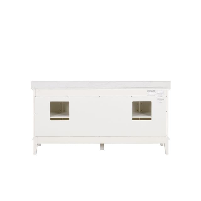 Furniture of America Almeria TM-CT005WH-72+05WH Vanity Set IMAGE 2