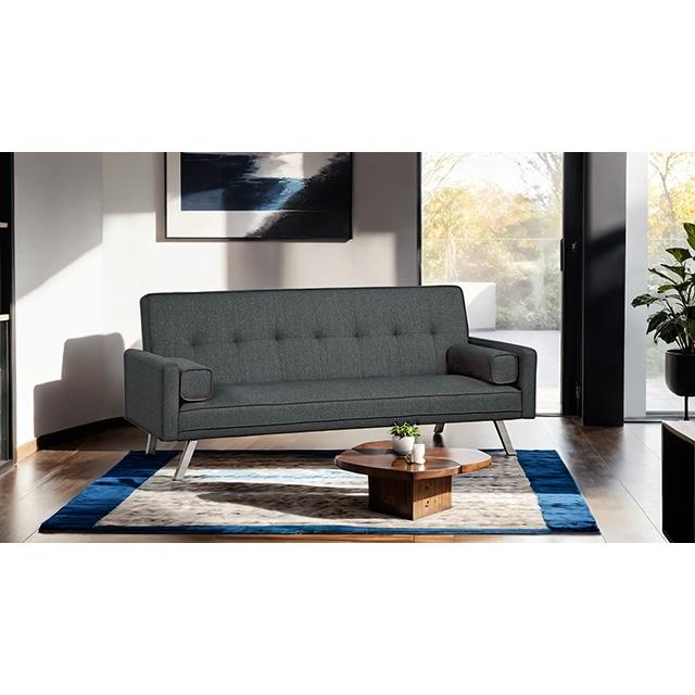 Furniture of America Reno TM2001DG Futon Sofa IMAGE 2
