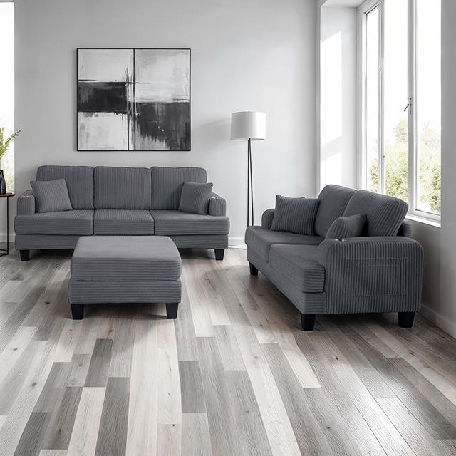 Furniture of America Moretaine SL6932DG-LV-PK Loveseat IMAGE 2