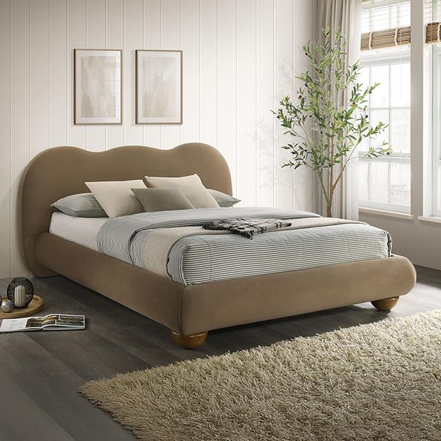 Furniture of America Finamore FM72005BR-EK-BED King Bed IMAGE 1