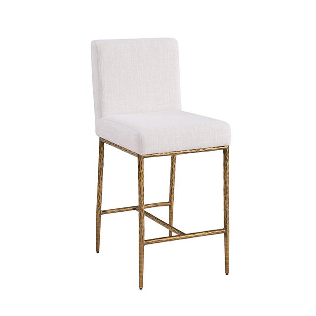 Furniture of America Rilva FM37017GD-PC Counter Height Stool IMAGE 1