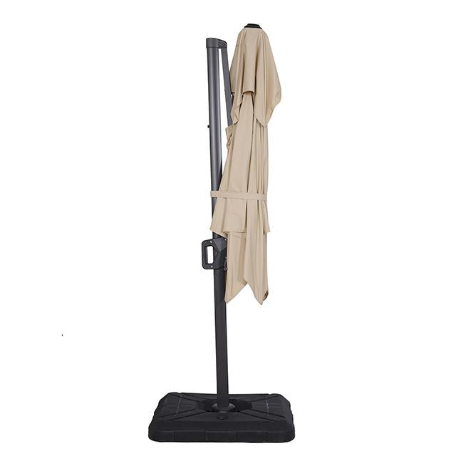 Furniture of America Fida LA-A029BG+BASE 8" Square Umbrella with Double Top & 37" Large Base IMAGE 5