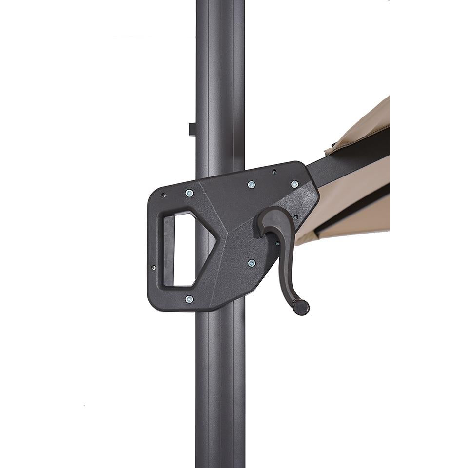 Furniture of America Fida LA-A029BG+BASE 8" Square Umbrella with Double Top & 37" Large Base IMAGE 6