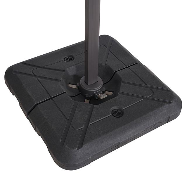 Furniture of America Fida LA-A029BG+BASE 8" Square Umbrella with Double Top & 37" Large Base IMAGE 8