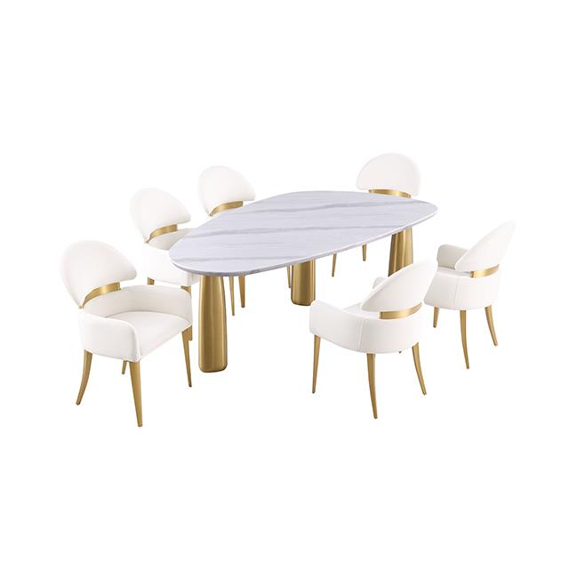 Furniture of America Northam FM37005WH-T-TABLE Dining Table IMAGE 4