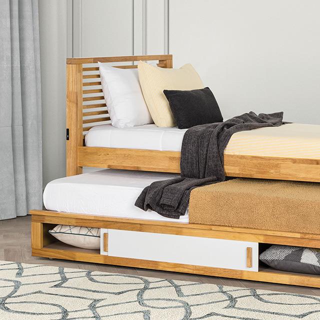 Furniture of America Dayville FM7103AK-F-BED Captain Full Bed IMAGE 1