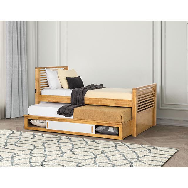 Furniture of America Dayville FM7103AK-F-BED Captain Full Bed IMAGE 2
