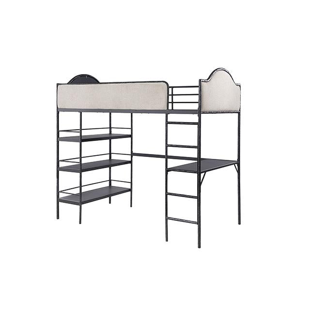 Furniture of America Forli FM-BK700BK-T Twin Loft Bed IMAGE 3