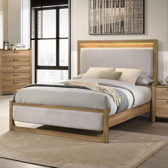 Furniture of America Elinora FM72023NT-EK-BED King Bed IMAGE 1