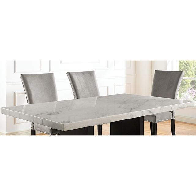 Furniture of America Kian CM3744T-7PC-3263GY 7 Pc Dining Table Set IMAGE 3