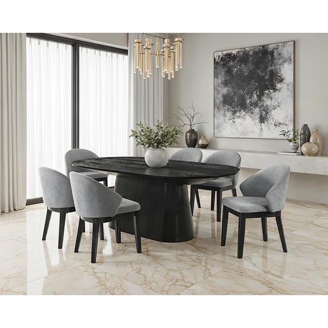Furniture of America Tottenham FM3223BK-AC-2PK Set Of 2 Arm Chair IMAGE 2