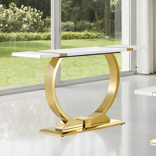 Furniture of America Horve FM47018GD-S Sofa Table IMAGE 1