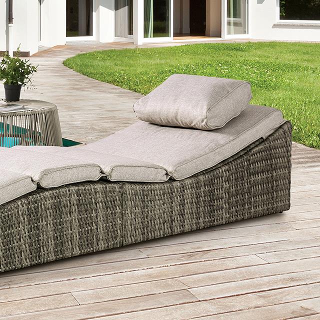 Furniture of America Kesi FM80015NT Patio Folding Bed IMAGE 1