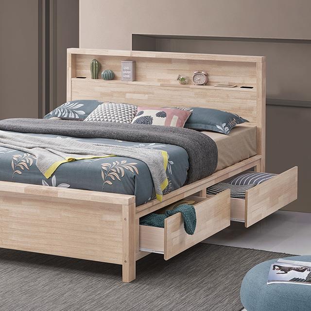 Furniture of America Grange FM7109WH-Q-BED Queen Bed IMAGE 1