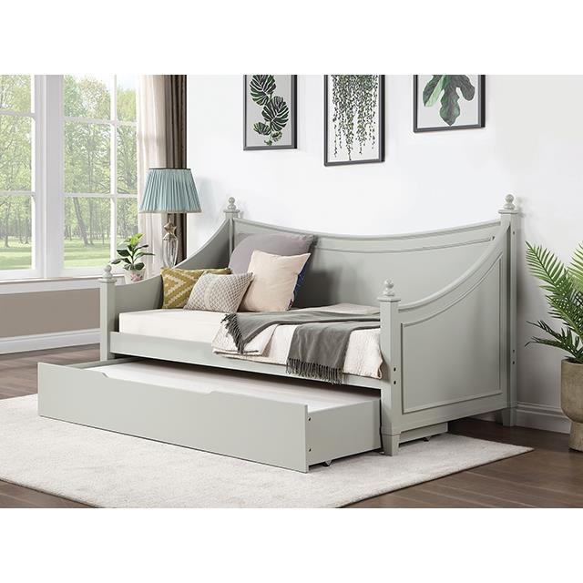 Furniture of America Lycoris CM1477GY-BED+TR Daybed IMAGE 2