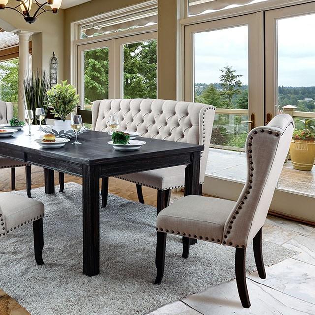 Furniture of America Sania CM3324BKT84-3564-7PC 7 Pc Dining Table Set IMAGE 8