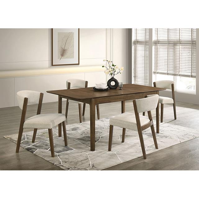Furniture of America Raissa FM32011WN-T-5PC 5 Pc Dining Table Set IMAGE 2