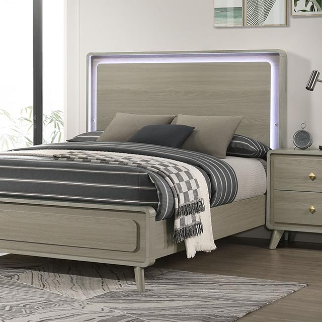 Furniture of America Rainier FM72002GY-Q-BED Queen Bed IMAGE 1