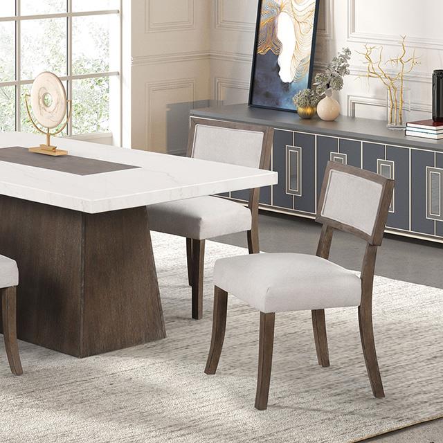 Furniture of America Grasten FM3332DB-T-TABLE Dining Table IMAGE 2