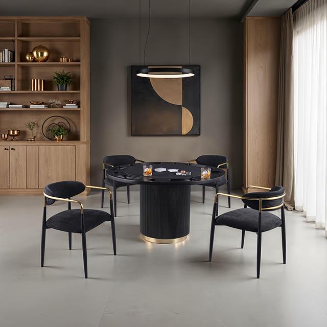 Furniture of America Frascone FM-GM700BK-T-TABLE Game Table IMAGE 2