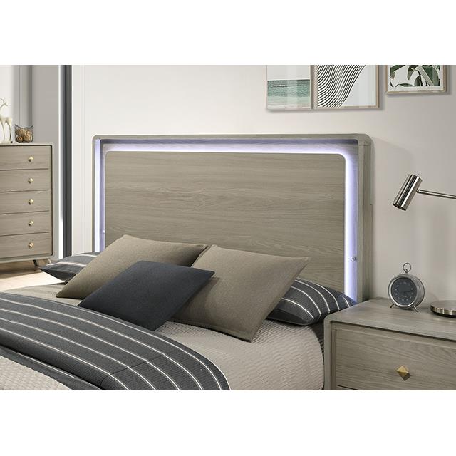 Furniture of America Rainier FM72002GY-EK-BED King Bed IMAGE 4