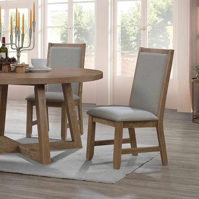 Furniture of America Everett TM3111T-5PC 5 Pc Round Table Dining Set IMAGE 1