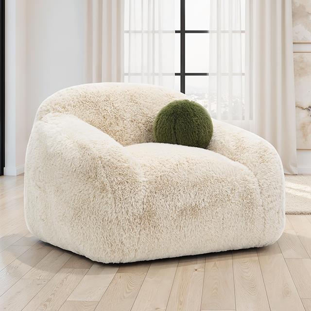 Furniture of America Darwen FM64006BG-CH-SW Swivel Chair IMAGE 1