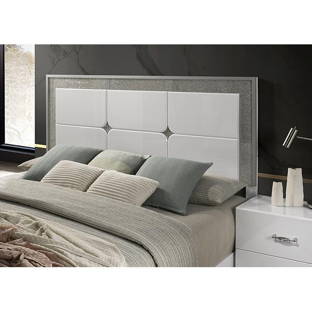 Furniture of America Stoholm FM72000WH-Q-BED Queen Bed IMAGE 3