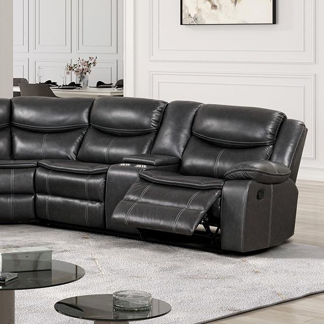 Furniture of America Gatria CM6982DG-SECT Sectional IMAGE 1