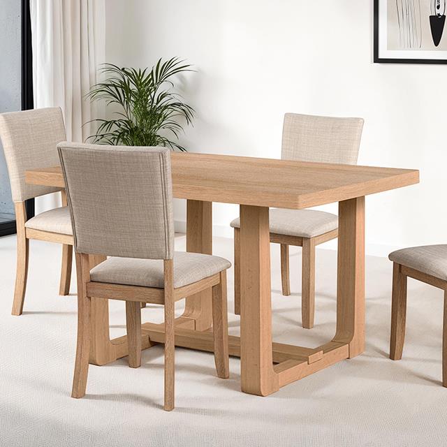 Furniture of America Sauro SL3405NT-T Dining Table IMAGE 1