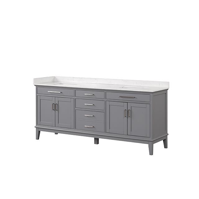 Furniture of America Oliva TM-CT006WH-80+06GY Vanity Set IMAGE 7