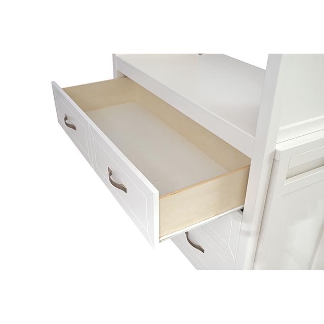 Furniture of America Aludra FM-BK205WH-T-BED Loft Bed IMAGE 4