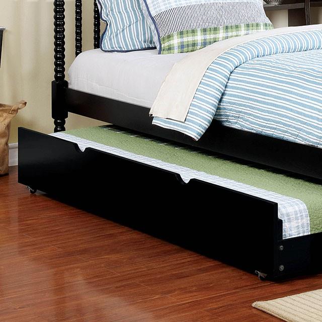 Furniture of America Omnus CM-TR452-BK Twin Trundle IMAGE 1