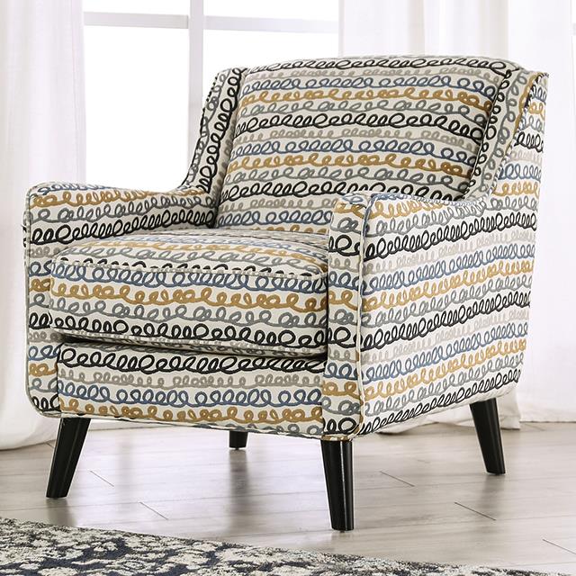 Furniture of America Chancery SM8194-CH-PT Chair IMAGE 1